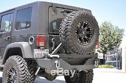 07-16 Jeep Wrangler JK Rear Bumper 1 with Tire Carrier KO Off Road Bumper