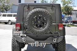 07-16 Jeep Wrangler JK Rear Bumper 1 with Tire Carrier KO Off Road Bumper