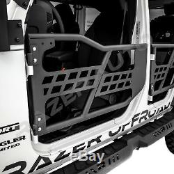 07-18 Jeep Wrangler JK Rock Crawler Off Road Front+Rear Tubular 4 Door Set