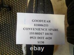 1 New Goodyear Convenience Spare 155 80 17 101m Tire 818006253