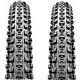 1 Pair(2pcs) Maxxis Crossmark Mtb Tyres. 26 X 2.10 Black Mountain Bike Tires