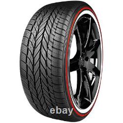 1 Vogue Custom Built Radial Viii Red Stripe 235/55r17 Tires 2355517 235 55 1