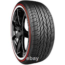 1 Vogue Custom Built Radial Viii Red Stripe 235/55r17 Tires 2355517 235 55 1