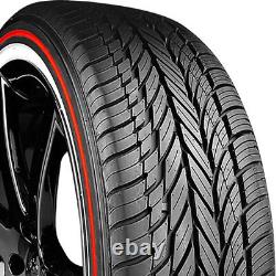 1 Vogue Custom Built Radial Viii Red Stripe 235/55r17 Tires 2355517 235 55 1