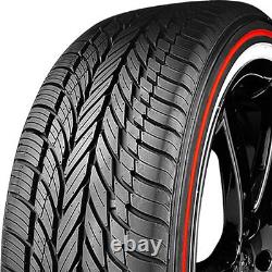 1 Vogue Custom Built Radial Viii Red Stripe 235/55r17 Tires 2355517 235 55 1