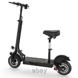 10 Tires Folding Electric Scooter with Seat 25MPH 15AH E-Scooter 500w Motor