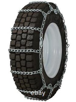 11-22.5 11R22.5 Tire Chains 7mm Link Cam Snow Ice Traction Commercial Truck