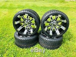 12 Inch Golf Cart Tempest Wheels and Tires 215/35-12 DOT EZGO Club Car YAMAHA