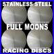 16 Full Moon Hot Rod Racing Disc Hub Caps Solid Wheel Covers Rims New Set Of 4