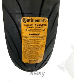 180/55-17 Continental Motorcycle Tire 180/55ZR17 Conti Motion Rear 180-55-17