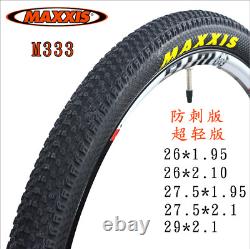 1Pair MAXXIS M333 26/27.5/29 MTB Mountain Bike Tyre Foldable Cross Country Tire