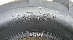 2 18x9.50-8 2P OTR FieldMaster Tires Lug AG PAIR 18x9.5-8 FREE SHIP