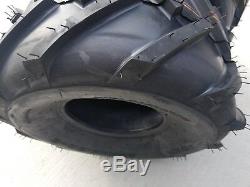 2 20x10.00-8 4P PAIR OTR FieldMaster Lug AG Tires 20x10-8 20x10.0-8 Free Ship