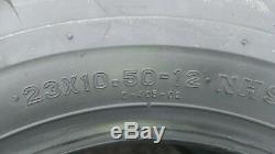 2 23X10.50-12 Deestone D405 6P Super Lug Tires AG 23x10.5-12 FREE SHIPPING AG