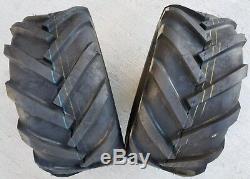 2 23X9.50-12 Deestone D405 4P Super Lug Tires AG DS5245 23x9.5-12