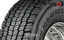 2 Continental Hybrid HD3 245/70R19.5 G/14 On/Off Road Commercial Traction Tire