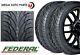 2 Federal Ss595 Ss-595 255/35r18 90w All Season High Performance Tires 240aaa