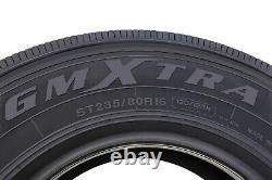 2 GREMAX ST235/80R16 All Steel Radial Trailer Tire 16-ply 130/126M 235 80 16 LRH