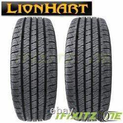 2 Lionhart Lionclaw HT LT 245/75R16 120/116S Tires, All Season, HighWay, 10-Ply