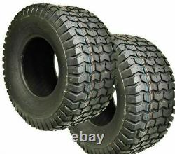 2 NEW 20X8.00-8 4 PLY Rated Turf Tire Mower Garden Tractor TUBELESS 20 800 8