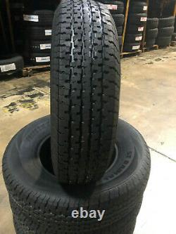 2 NEW ST205/75R14 Freedom Hauler Trailer Tires 8 PLY 205 75 14 ST 2057514 R14 ST