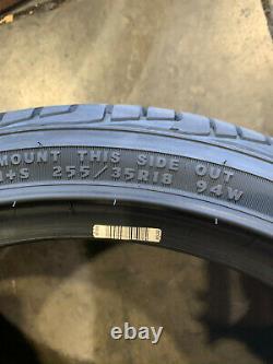 2 New 255 35 18 Dunlop Signature HP Tires