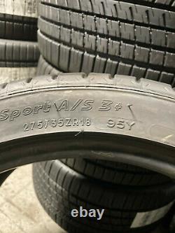 2 New 275 35 18 Michelin Pilot Sport A/S-3+ Tires