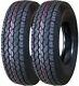 2 New Free Country Trailer Tires St225/75d15 225 75 15 H78-15 Bias 8pr Lrd 11022