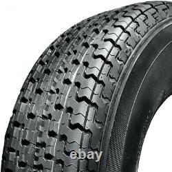 2 New Omni Trail ST Radial ST 205/75R15 Load D 8 Ply Trailer Tires