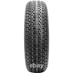 2 New Omni Trail ST Radial ST 205/75R15 Load D 8 Ply Trailer Tires