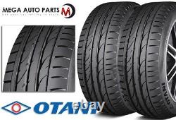 2 New Otani KC2000 245/45R19 98Y All Season Traction High Performance Tires