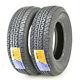 2 New Premium Radial Trailer Tires St 205 75r15 /8pr Load Range D Withscuff Guard