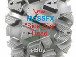 2 New Rear 25x10-12 KT MASSFX TIRE SET ATV TIRES 6 PLY 25 25x10x12