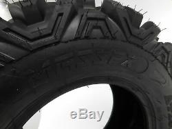 2 New Rear 25x10-12 KT MASSFX TIRE SET ATV TIRES 6 PLY 25 25x10x12