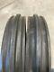 2 New Tires Samson Brand 4.00 19 3 Rib F-2 Front 4 Ply Tt Ford 8n 9n 4.00x19