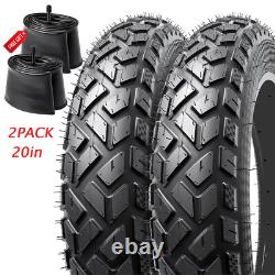 2-PCS 20 Heavy Duty Fat E-Bike Tires 20x4.0 and 2PCS Bike Inner Tube