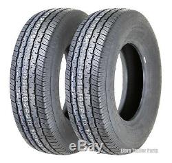2 Premium Grand Ride Trailer Tires ST205 75R14 2057514 8PR LRD Steel Belted