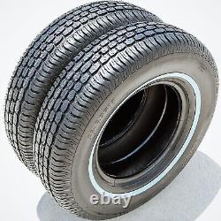 2 Tires Tornel Classic 205/75R14 95S White Wall A/S All Season