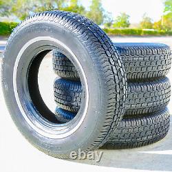 2 Tires Tornel Classic 235/75R15 105S White Wall A/S All Season