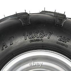 2 X 16x8-7 Wheel 200/55-7 110cc 125 cc ATV Quad Taotao Tire & Rim Left & right