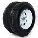2 Of 175/80d13 Lrc Et Bias Trailer Tire On 13 5 Lug White Spoke Steel Wheel