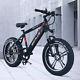 20 Electric Fat Tire Bike Snow Mountain Bicycle W Removable Lithium Battery 48v