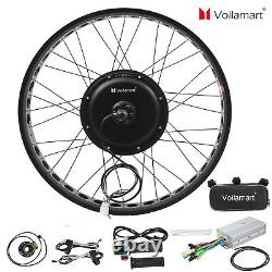 261000W Fat Tire Electric Bike Rear Wheel Bicycle Conversion Kit Hub Motor 48V