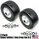 2pk 13x6.5x6 Puncture Proof No Flat Tires Fits Exmark 103-0065 Front Solid