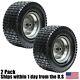 2pk 16x6.50-8 16/6.50-8 Turf Tire Riding Mower Tractor Rim Wheel Assembly