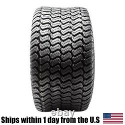 2PK 20X10.00-8 4 Ply Tubeless Turf Tire Tractor Riding Mower Pair Set 20x10x8