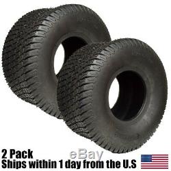 2PK 20x10x8 Tire Wheel Lawn Tractor Riding Mower Tubeless 4Ply Fits Craftsman