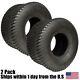 2pk 20x10x8 Tire Wheel Lawn Tractor Riding Mower Tubeless 4ply Fits Craftsman