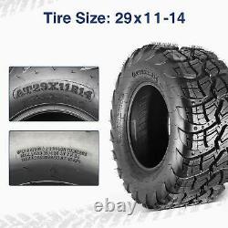2pcs ATV UTV All Terrain Tire 29x11R14 29x11x14 Rear 29x11-14 Radial Tire