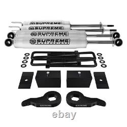 3 Full Lift Kit For 1995-1999 Chevy Tahoe 4WD Torsion Keys Blocks Shims Shocks